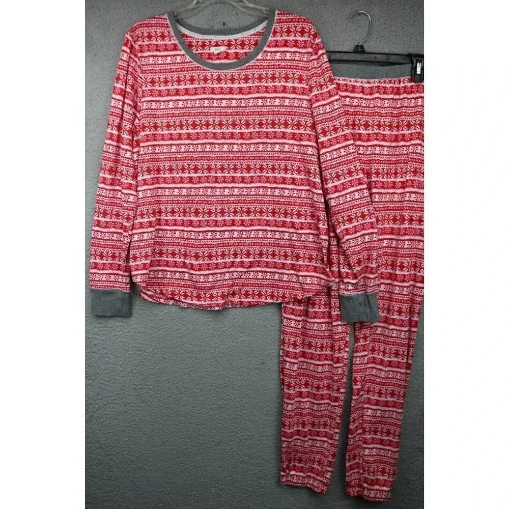 Layla Women's Pajama Set-Size Large-Joggers-Very Soft-Size Large
